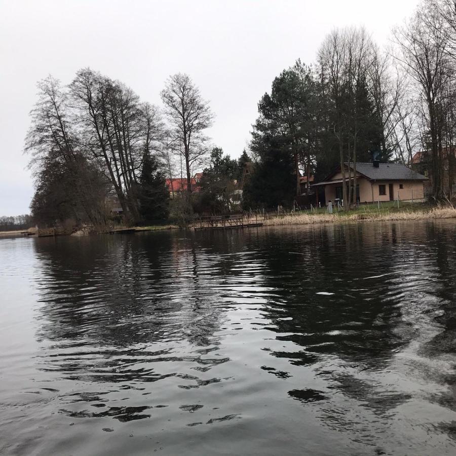 Urokliwy Domek Nad Brzegiem Jeziora Lubiatów Dış mekan fotoğraf