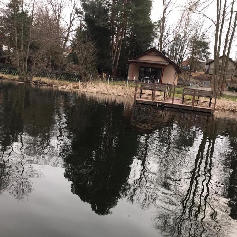 Urokliwy Domek Nad Brzegiem Jeziora Lubiatów Dış mekan fotoğraf