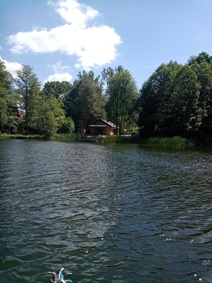 Urokliwy Domek Nad Brzegiem Jeziora Lubiatów Dış mekan fotoğraf